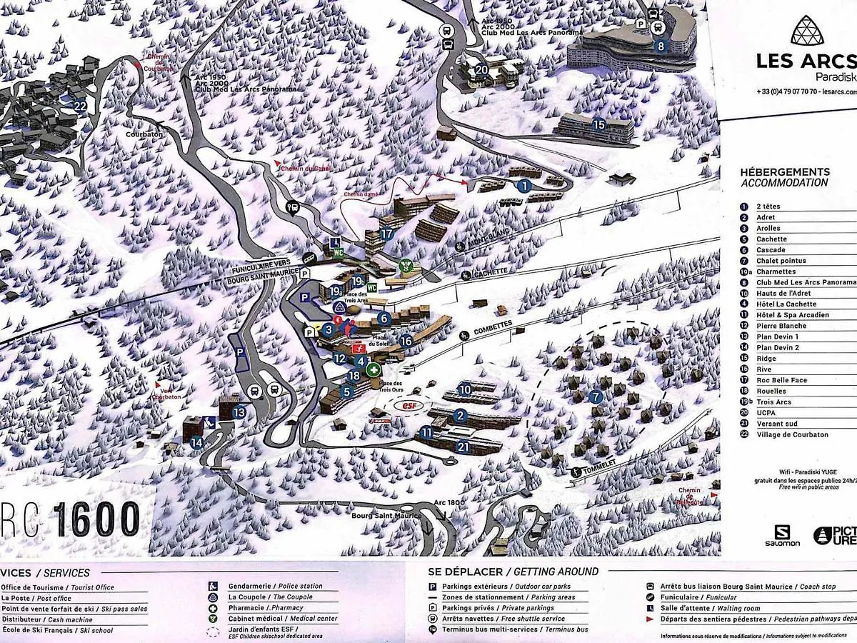 Appartement Pour 6 Personnes A Arc 1600 Proche Pistes Et Commerces - Fr-1-411-183 Les Arcs  Apartament